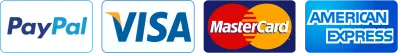 Accepted payment cards