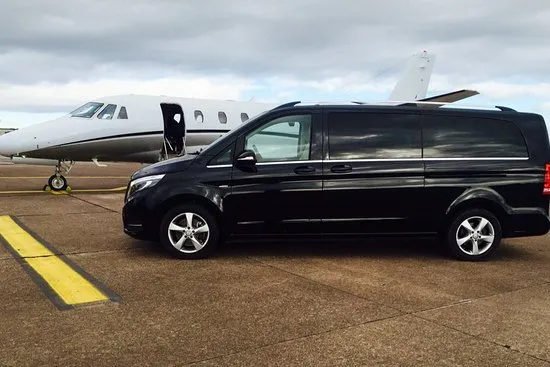 Travel in Style Mercedes V-Class for airport and seaport transfers